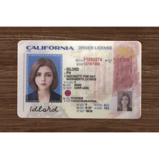 Alabama Fake id front side