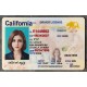 California Fake id front side