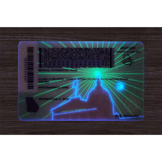 Georgia (GA) Fake ID (2025 version)