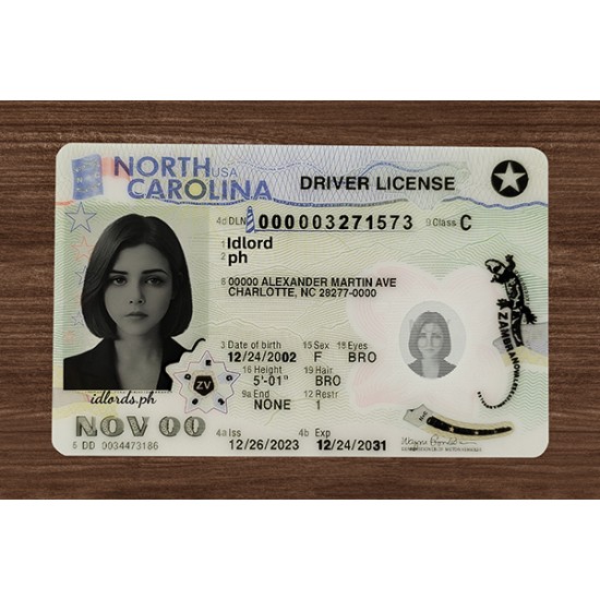 North Carolina (NC) Fake ID (2025 Version)
