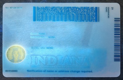 Indiana (IN) Fake ID