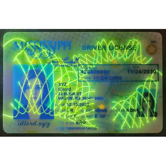Mississippi (MS) Fake ID