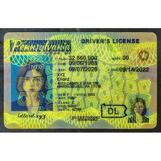 Pennsylvania (PA) Fake ID