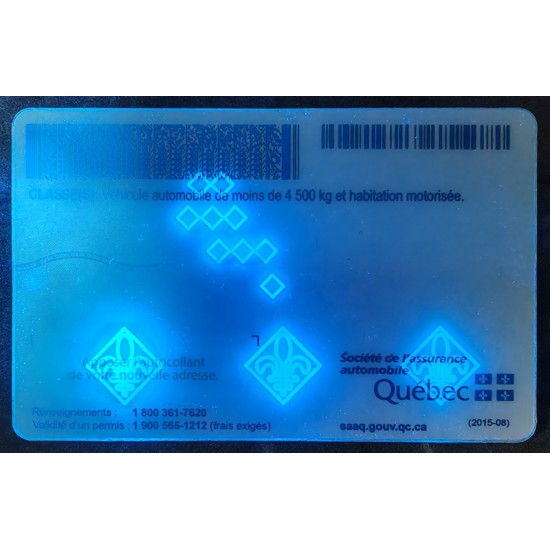 Quebec (QC) Fake ID
