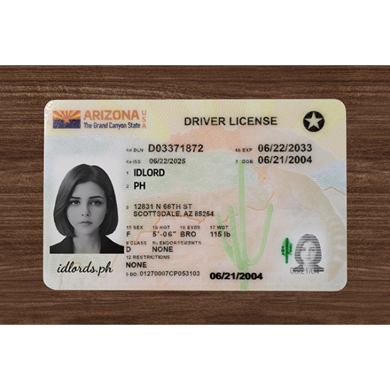 Arizona (AZ) Fake ID (2025 Version)